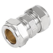 15mm Chrome Compression Coupler